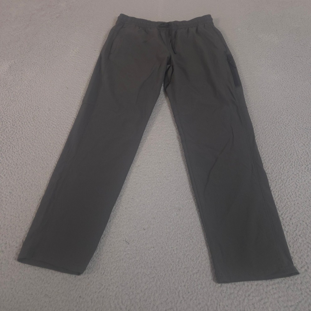 Old Navy Pants Mens Small Charcoal Dynamic Tech Woven Tapered Leg Nylon Stretch